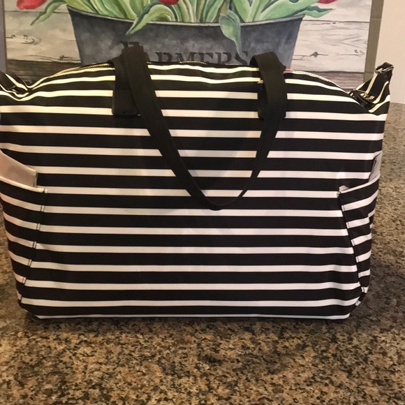 🌷❤️NWT Kate Spade Weekender Stripe Bag - Picture 4 of 8